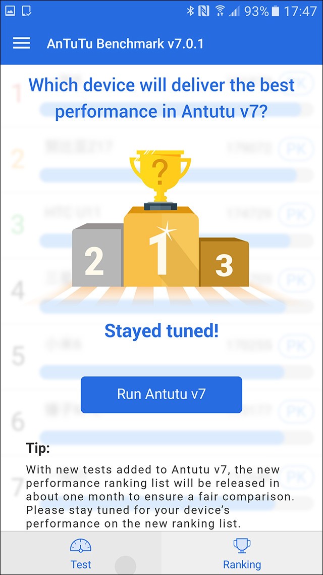 Antutu Benchmark v7 Released: New 3D Test Scenes and New UI Design 