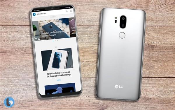 首款1440P刘海屏！LG G7高清外形曝光：骁龙845+6G