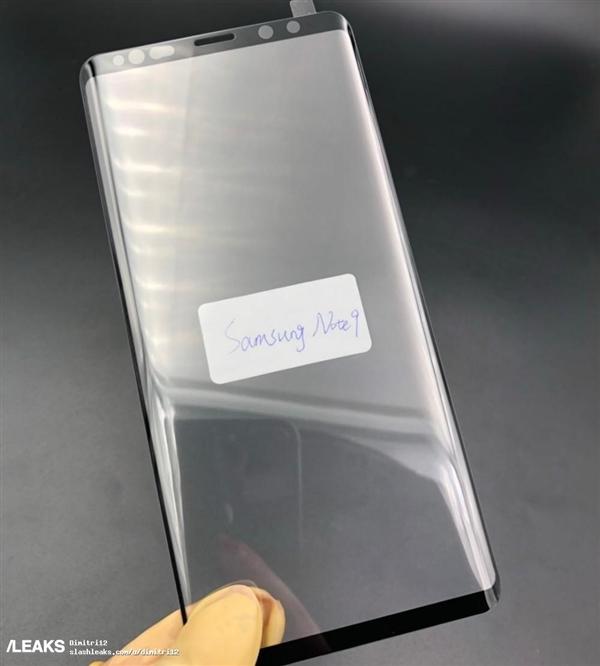 三星Note 9正面外形曝光：额头/下巴比Note 8更窄