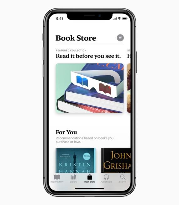 苹果宣布iOS 12中Books应用：全新设计更简洁