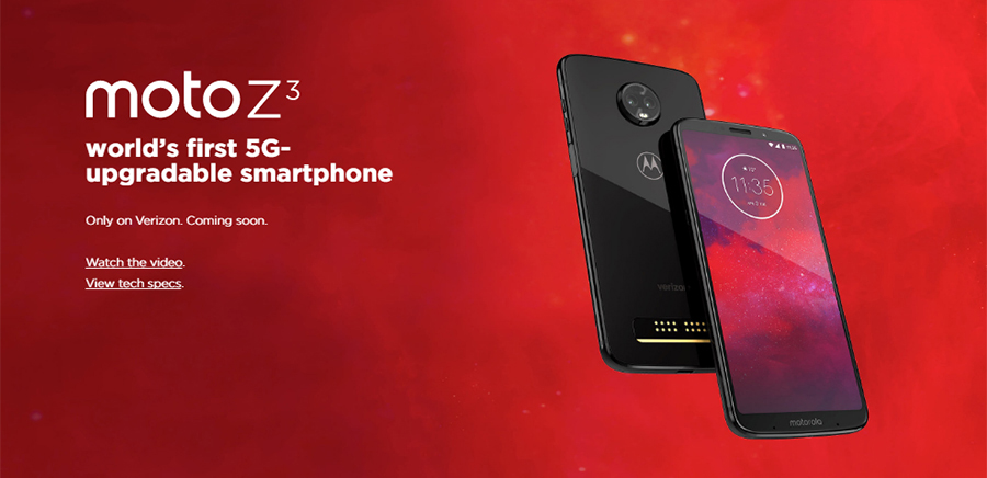 全球第一款可升级5G智能手机，Moto Z3来了！