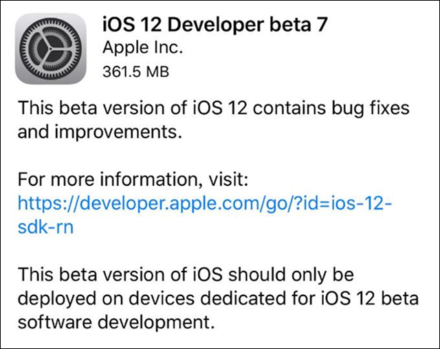 苹果iOS 12新版本发布，千万不要升级！
