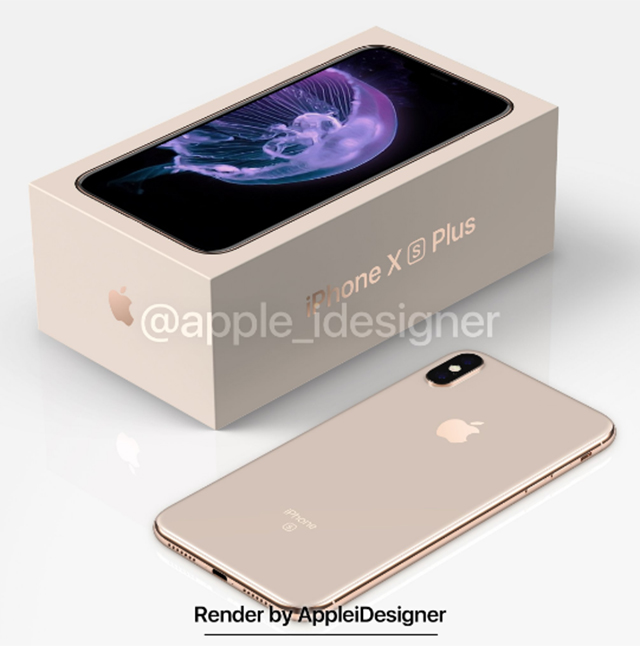 苹果iPhone Xs Plus渲染图流出，含包装盒，稳了！_热点资讯_安兔兔