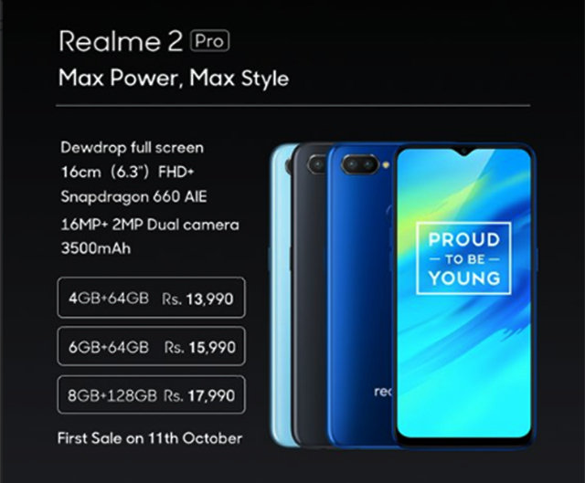 Realme 2 Pro、Realme C1来了，性价比出众
