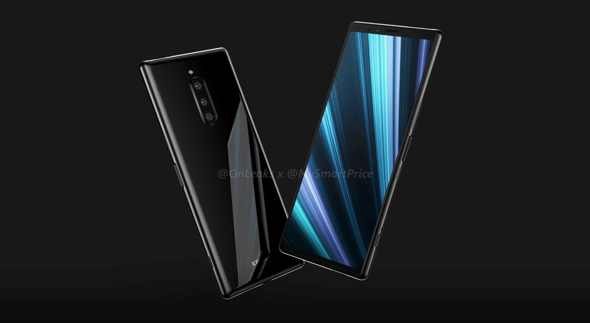 索尼Xperia XZ4渲染图曝光：高屏占比、后置三摄