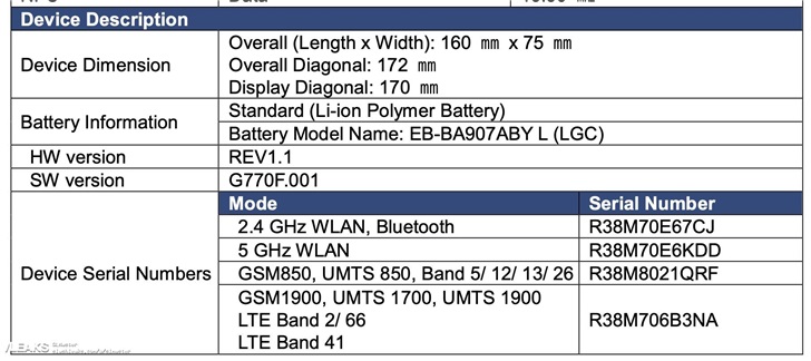 三星Galaxy S10 Lite现身 确认6.7英寸屏