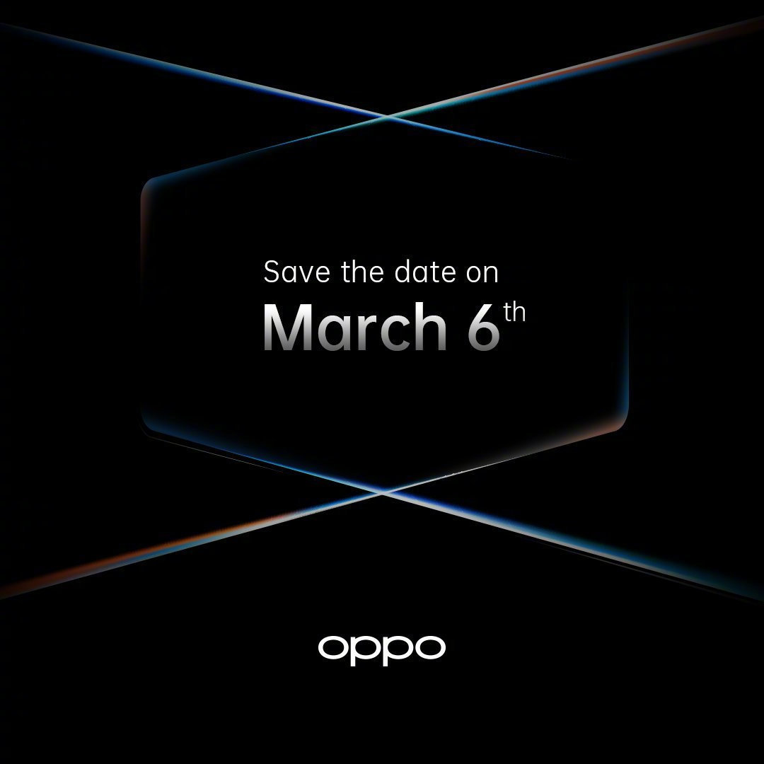 OPPO旗舰发布会定档 3月6日见