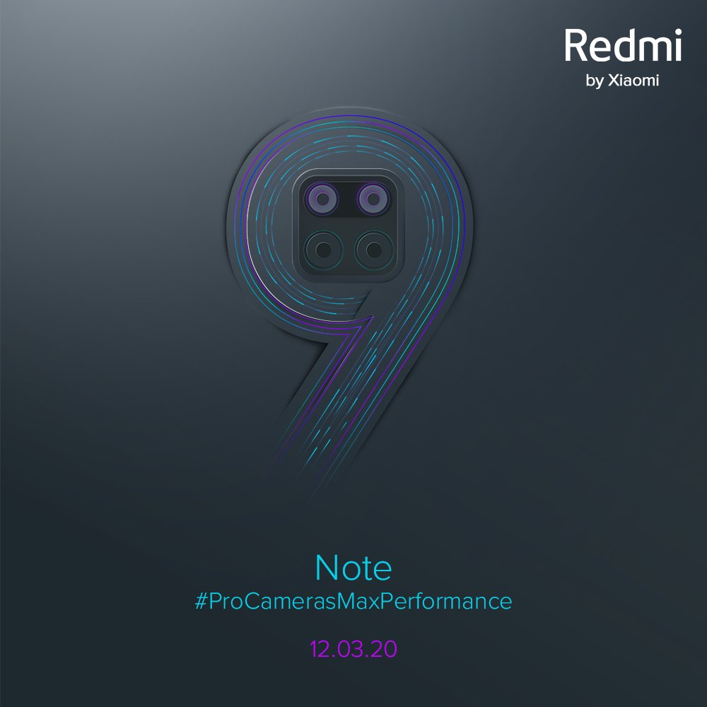 Redmi Note 9官宣！外形巨变