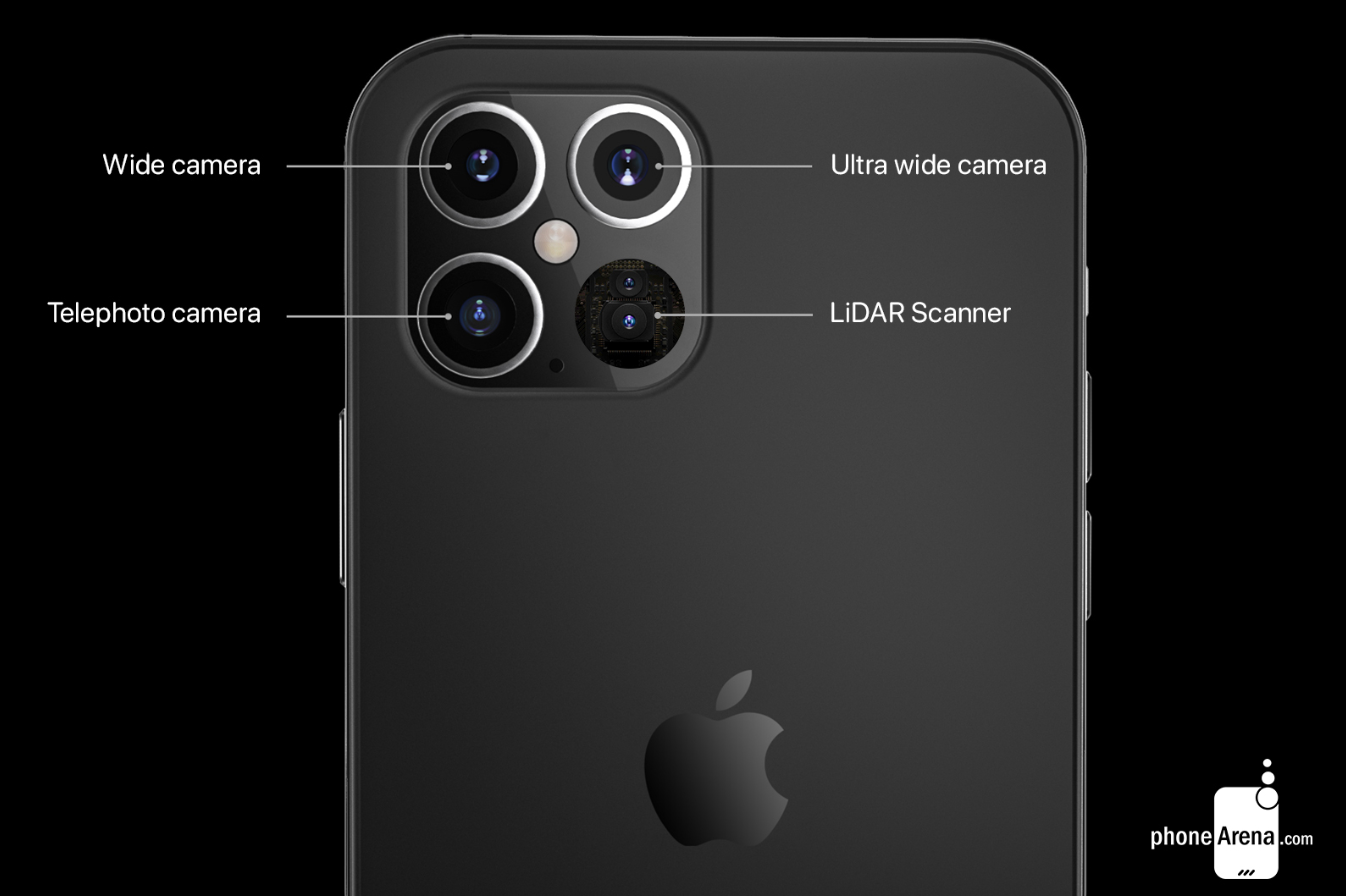 iPhone 12高清渲染图：刘海小了 边框变了