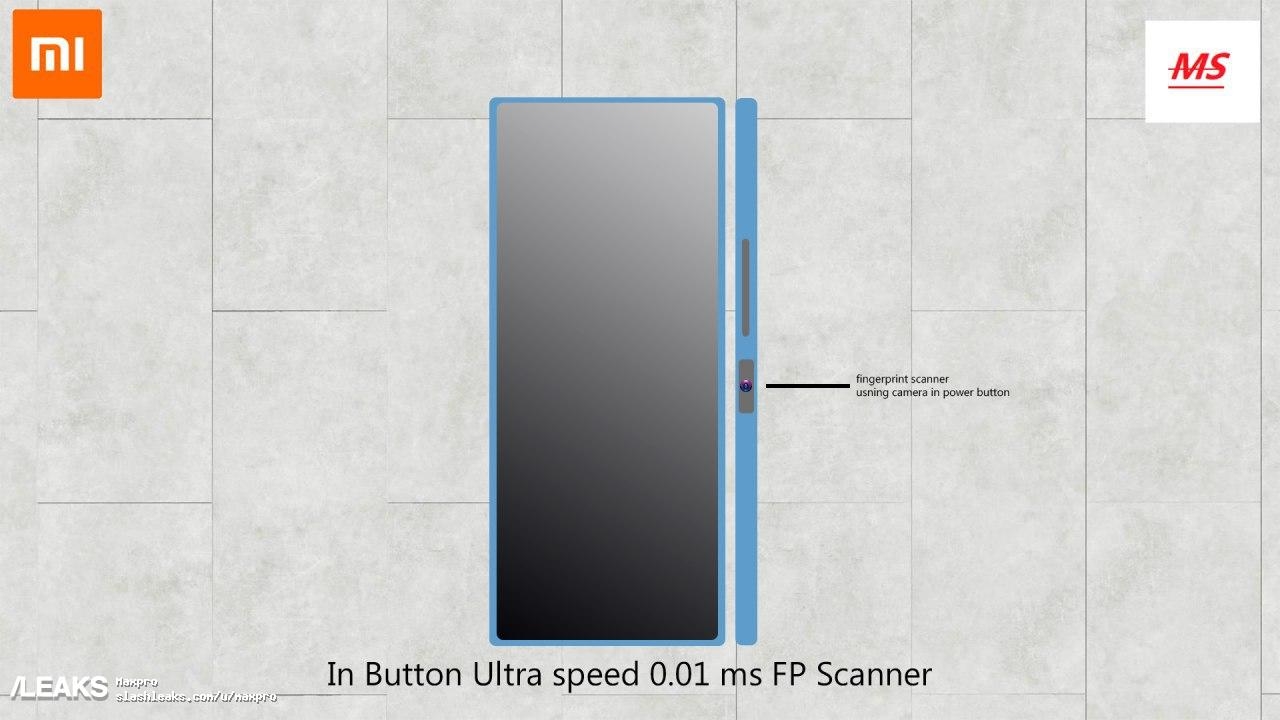 小米手机新专利曝光：真全面屏、侧面摄像头