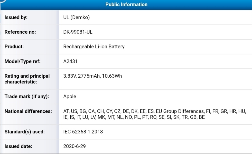 iPhone 12系列电池容量曝光：有点失望