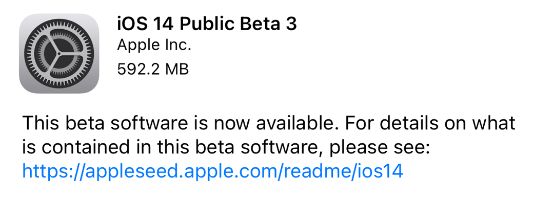 iOS 14 Beta 3发布：提升流畅度