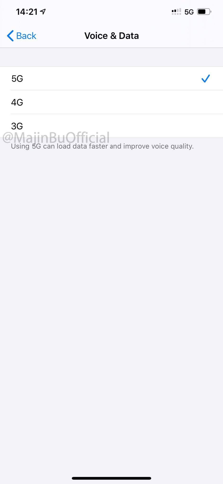 高通基带加持 Phone 12 5G设置界面曝光