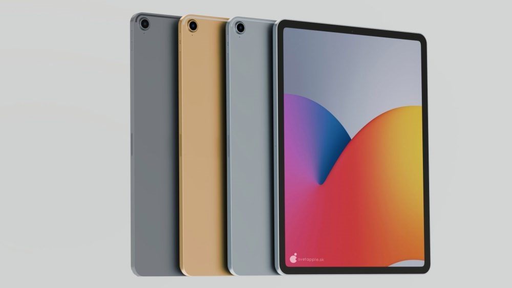 iPad Air 4渲染图曝光：窄边框加持/颜值暴涨