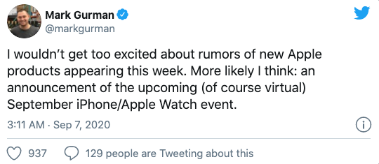 9月8日苹果有大事儿 iPhone 12发布会官宣？