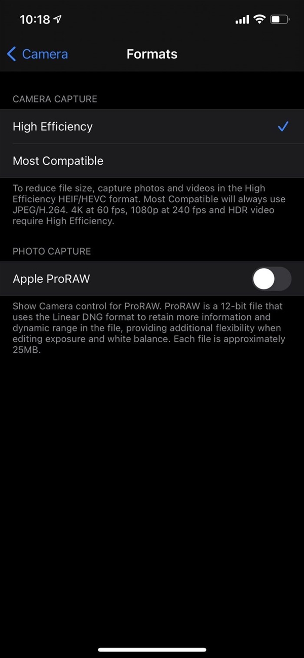 iOS14.3发布 全新照片格式上线