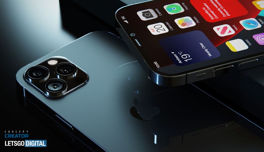 iPhone 12s Pro高清渲染图：120Hz高刷+屏幕指纹