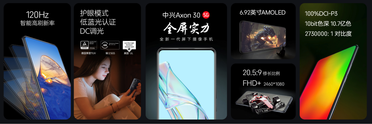 2198元起 中兴Axon 30发布：屏下前摄+骁龙870