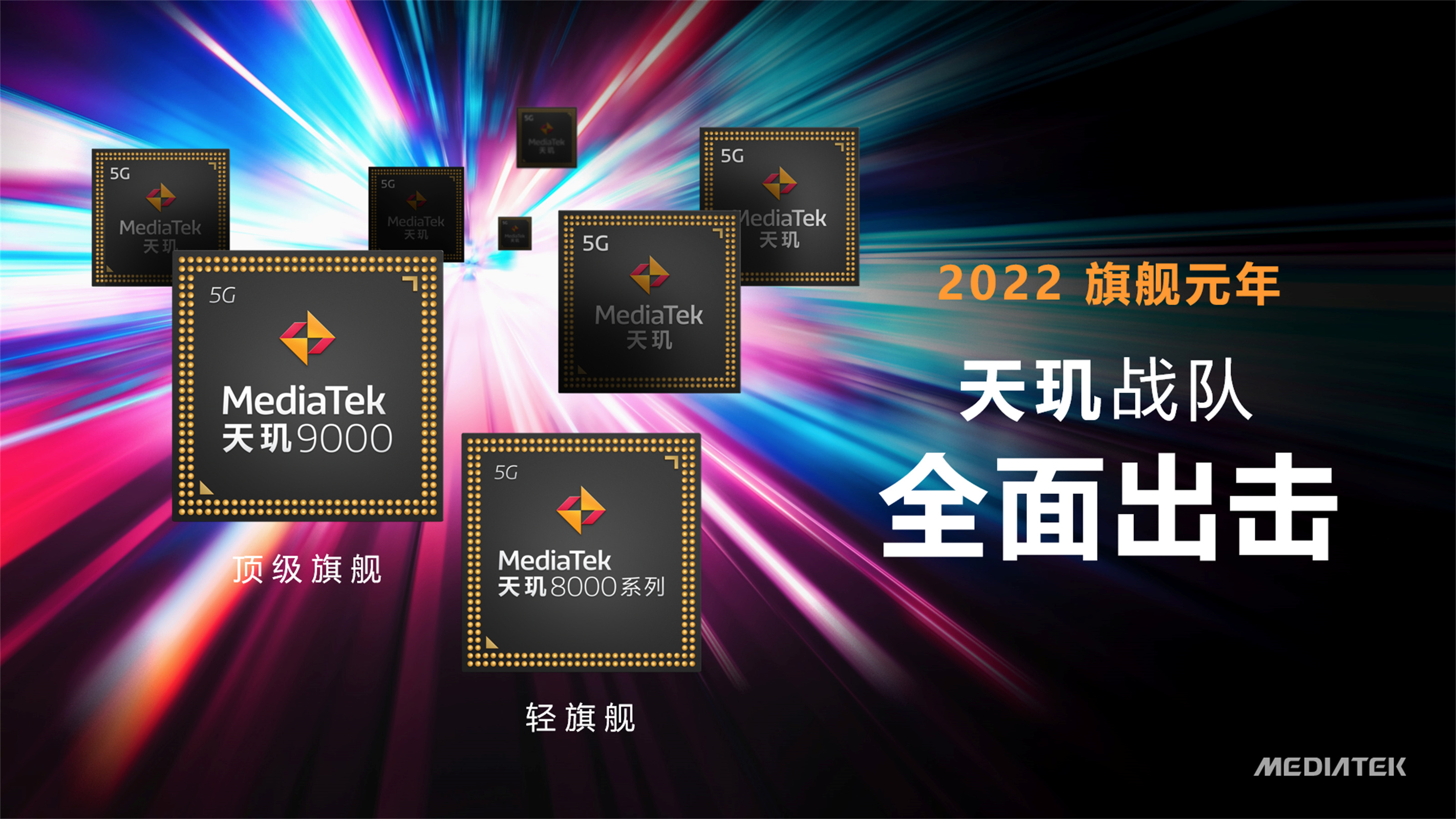 MediaTek发布天玑8000系列轻旗舰5G移动平台