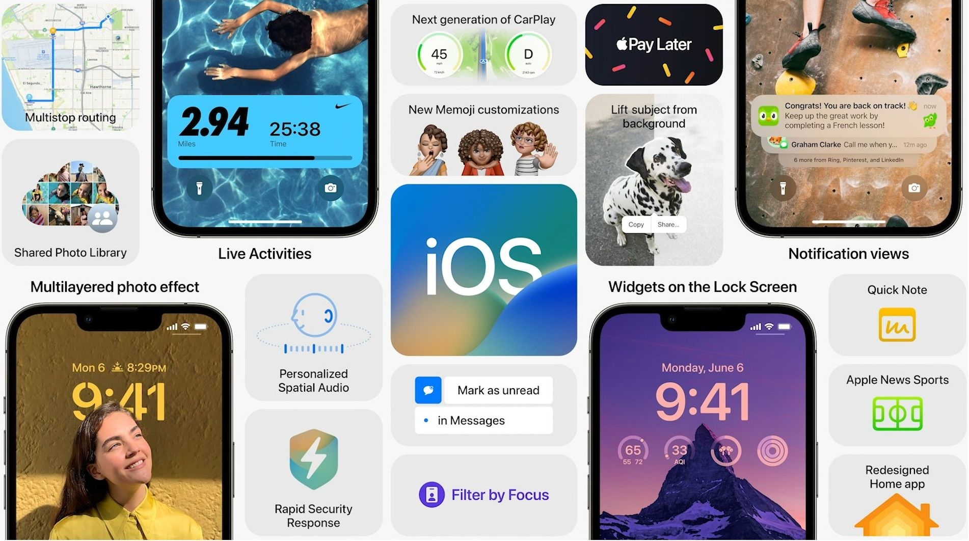 iOS 16正式发布：锁屏界面重构、升级名单公布