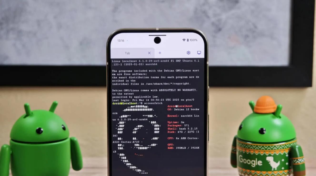 Android 17 Linux 终端新增画质调节 可选 Full/Half/Quarter 三种分辨率