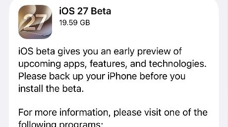 iOS 27公测版发布：支持iPhone 11升级，流畅度大幅提升！